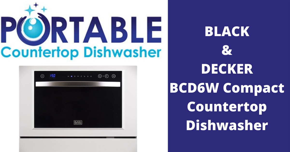 black and decker portable dishwasher