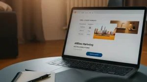 A Laptop on a Table