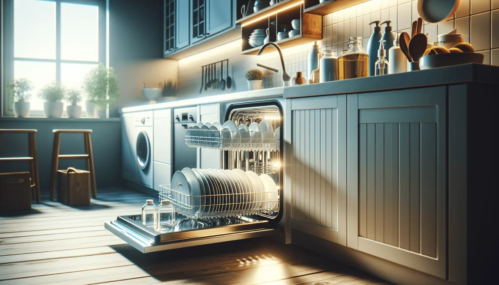 how-does-a-portable-dishwasher-work